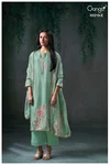 Jeeshka 5219 By Ganga Pure Viscose Printed Dress Material